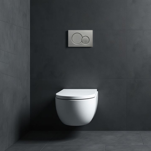 Кнопка смыва механическая Wonzon & Woghand WW-IB232-BGM цвет темный графит - фото 3