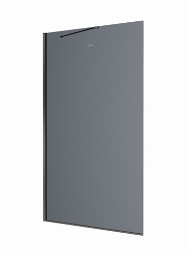Душевая перегородка Cezares LIBERTA LIBERTA-L-1-TB-120-GR-GM 120х195 стекло тонированное профиль оружейная сталь - фото 3