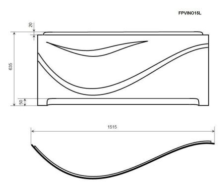 Фронтальная панель Timo FPVINO15L