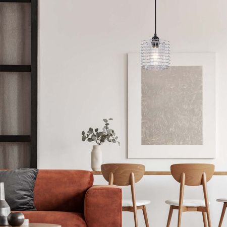 Светильник подвесной Escada Grid (Грид) 10190/1S Chrome