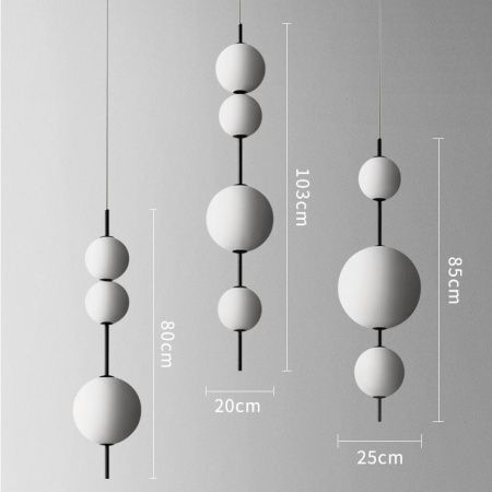 Светильник подвесной ImperiumLoft White beads (Вхите беадс) 85415-22