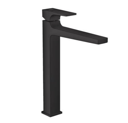 Смеситель Hansgrohe Metropol 32512670 на раковину/столешницу черный матовый без термостата