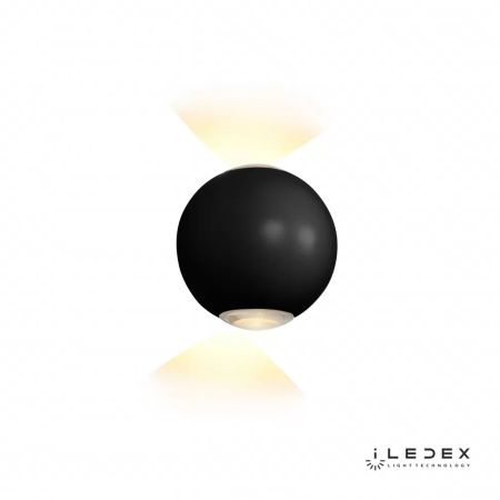 Светильник настенный iLedex Rainbow (Раинбов) ZD8168-6W RGB BK