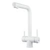 Смеситель для кухни Shevanik S468C на мойку белый