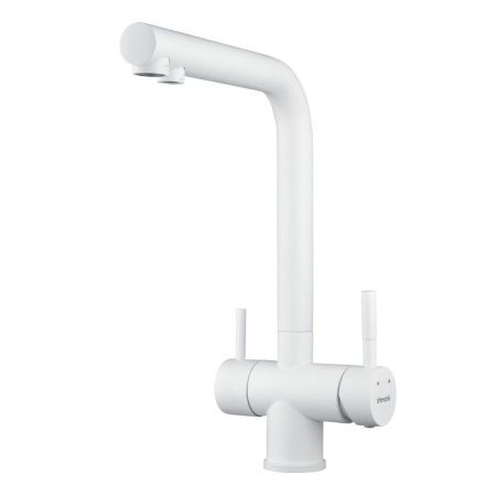 Смеситель для кухни Shevanik S468C на мойку белый