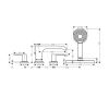 Смеситель Hansgrohe Vivenis 75444700 на борт ванны белый