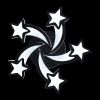 Люстра потолочная Natali Kovaltseva Star (Стар) INNOVATION STYLE 83018 BLACK