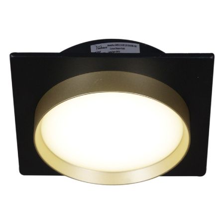 Светильник встраиваемый Reluce 53005-9.0-001LD GX53 BK+GD