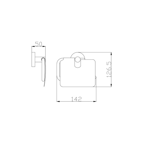 Бумагодержатель RavSlezak Colorado COA0400ZRL - фото 2