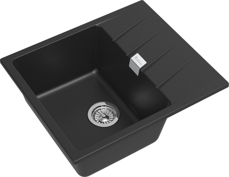 Кухонная мойка Rivelato RAUM RM-58 antracite 60х50 цвет черный