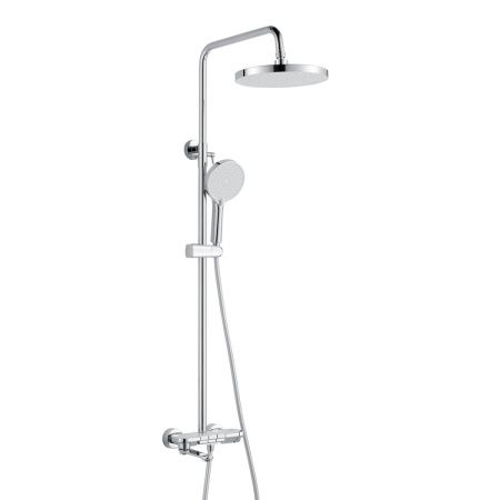 Душевая стойка Shevanik S4726 настенная цвет хром