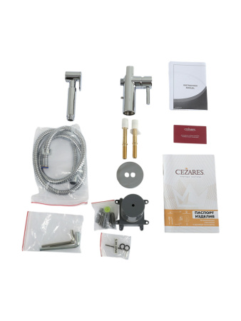 Гигиенический душ со смесителем Cezares LIBERTY LIBERTY-F-DIF-01 хром