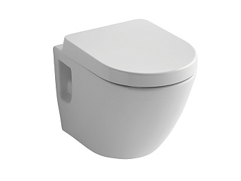 Чаша унитаза подвесная Toto CW762MUNW1 цвет белый без сиденья безободковая смыв торнадо