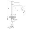 Смеситель Raiber RPB-001 на раковину черный