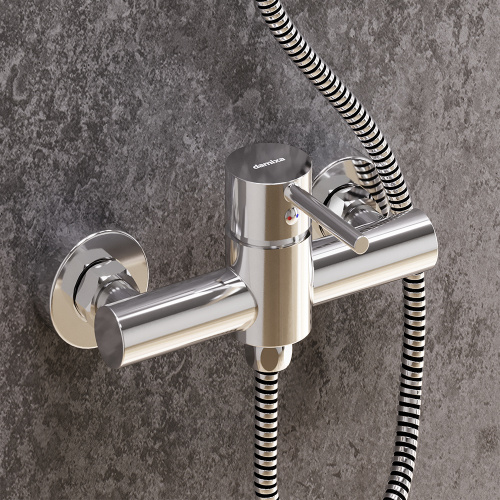 Смеситель для душа Damixa Scandinavian Pure 362000000 настенный хром без термостата - фото 4