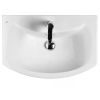 Раковина керамическая Onika Балтика 1WH207775 70х40 накладная цвет белый 1 отверстие под смеситель