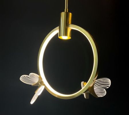 Светильник подвесной AM Group Mariposa (Марипоса) MARIPOSA SP2 POLISHED GOLD