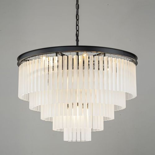 Люстра подвесная Delight Collection 1920s Odeon (1920с Одеон) KR0387P-10A black/frost - фото 2