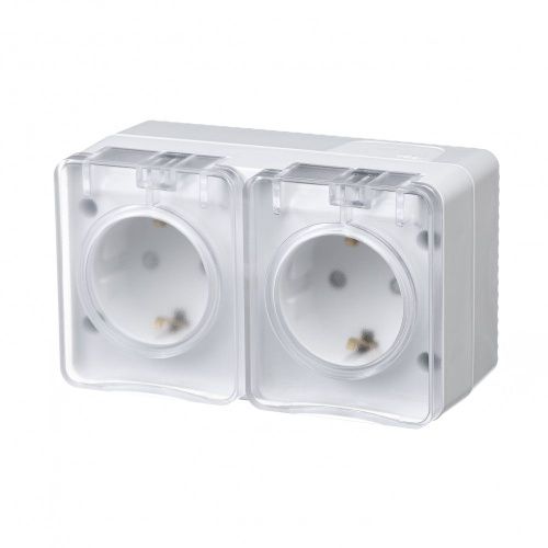Розетка 2-ая с/з со шторками 16А Systeme Electric AtlasDesign (АтласДесигн) ATN540126 - фото 2