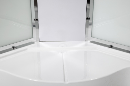 Душевая кабина AvaCan L980 80х80 четверть круга с крышей ориентация универсальная