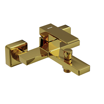 Смеситель для ванны и душа Damixa Gala 531000600 настенный золото