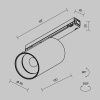 Уличный трековый светодиодный светильник Maytoni Outdoor Focus Led (Фокус) O-TR02-1-S-20WB3K