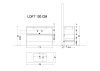 Тумба Armadi Art Loft 894-120-A 120х50 подвесная цвет черный