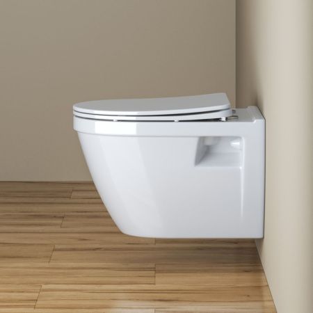 Унитаз подвесной BelBagno LOTO BB070CHR/SC белый с сиденьем микролифт безободковый каскадный смыв