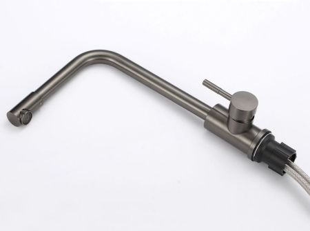 Смеситель для кухни Fmark FS8233Q на мойку графит