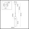 Светильник подвесной Odeon Light Midcent (Мидцент) 4359/1