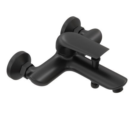 Смеситель для ванны Teymi T10266 настенный черный матовый