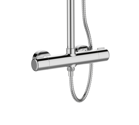 Душевая стойка Orange Thermo T02S4-912cr настенная цвет хром с термостатом
