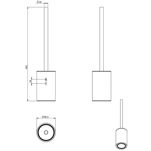 Ерш Langberger BLACK EDITION 70871-BP - фото 2