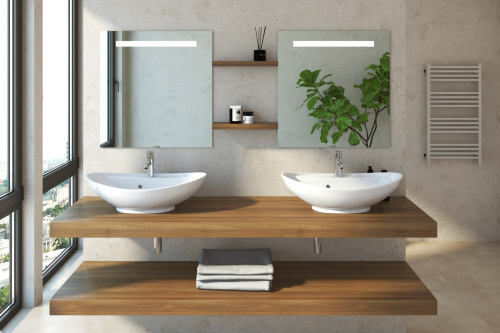 Раковина мебельная керамическая Kirovit Гамма 60 4630055550494 60х39 накладная цвет белый - фото 2