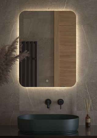 Зеркало с подсветкой Defesto OPTI DF 2807S 60х80 подвесное