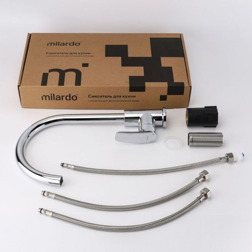 Смеситель для кухни Milardo Rora RORSBFJM05 на мойку хром - фото 2