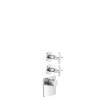 Смеситель для душа Gessi Inciso 58344#031 встраиваемый в стену хром с термостатом (внешняя часть)