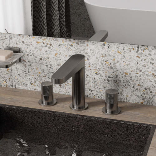 Смеситель WasserKRAFT Tauber 6400 6435 встраиваемый никель - фото 2