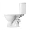 Унитаз-компакт напольный с бачком Santeri Pro 1P2155S0000BF белый с сиденьем каскадный смыв