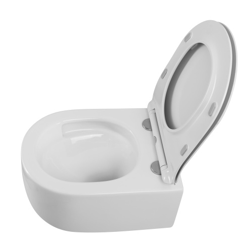 Унитаз подвесной BelBagno SOFT BB084CH-TOR/BB2034SC белый с сиденьем микролифт безободковый смыв торнадо - фото 3