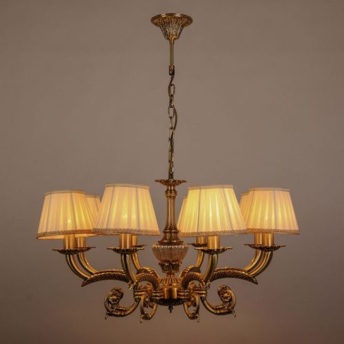 Люстра подвесная Abrasax Sylvia (Сылвиа) L.8110-8BR SHADE - фото 2