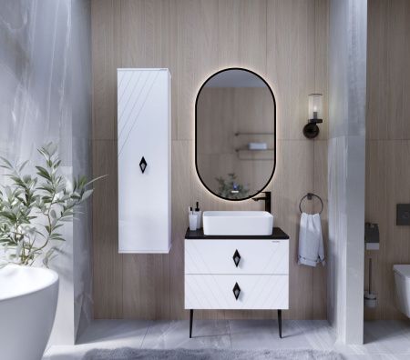 Столешница Grossman Вива 507003 70х50 накладная цвет черный