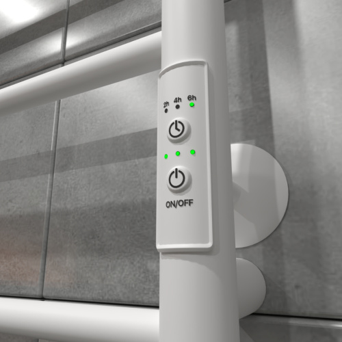 Полотенцесушитель Тругор Пэк сп Пэксп19/8050белыйВГП 53х80 электрический белый - фото 4