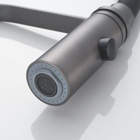 Смеситель для кухни Shevanik S943T-3 на мойку оружейная сталь