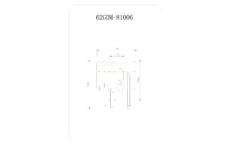 Светильник настенный Garda Decor 62GDM-81006