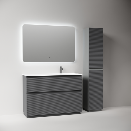 Тумба под раковину Sancos FOLK Floor FL120FRGS 120х40 напольная цвет серый