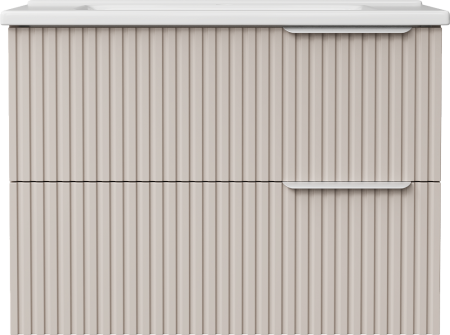 Тумба под раковину Stworki Хаммель 00329059 70х40 подвесная цвет бежевый