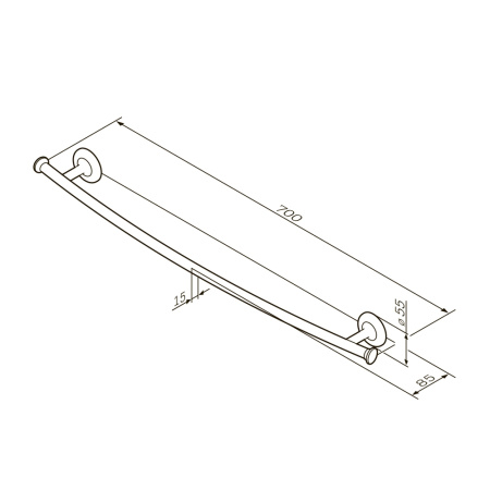 Полотенцедержатель Am.Pm Like A80346400