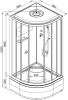 Душевая кабина AvaCan D80SLED 80х80 четверть круга с крышей ориентация универсальная