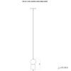 Светильник подвесной iLedex Play (Плаы) P818/1-6W-3000K-D80 MBK-BRZ